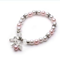 [YB-PB-P] Pink Pearlized Bead Bracelet