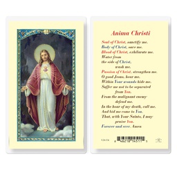 [HI-E24-174] Anima Christi - SHJ Laminated Holy Card