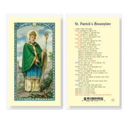 [HI-E24-642] Saint Patrick"s Breastplate Laminated Holy Card