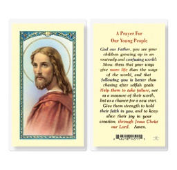 [HI-E24-765] Prayer for Our Young People Laminated Holy Card