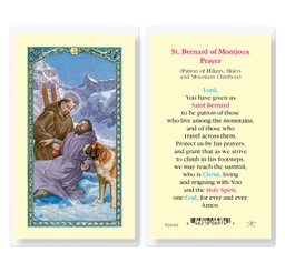 [HI-E24-965] Prayer to Saint Bernard Laminated Holy Card