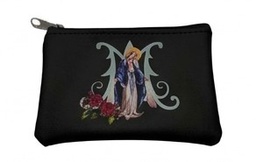 [YBS-OLGRP-BLACK] Our Lady of Grace Zipper Rosary Pouch - Black