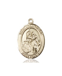 [8053KT5] 14kt Gold Saint Joan of Arc National Guard Medal