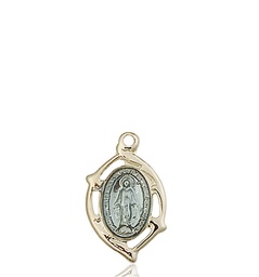 [4257MKT] 14kt Gold Miraculous Medal