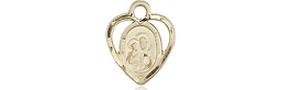 [5410KT] 14kt Gold Our Lady of Perpetual Health Medal