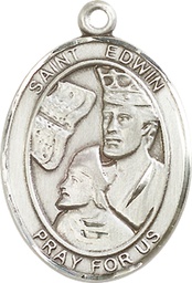 [7361SS] Sterling Silver Saint Edwin Medal