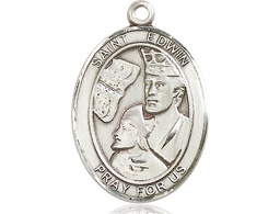 [7361SS] Sterling Silver Saint Edwin Medal