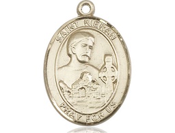 [7367GF] 14kt Gold Filled Saint Kieran Medal