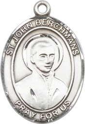 [7370SS] Sterling Silver Saint John Berchmans Medal