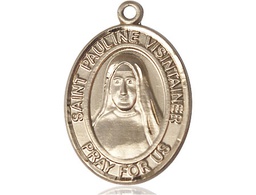 [7391GF] 14kt Gold Filled Saint Pauline Visintainer Medal