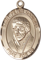 [7393GF] 14kt Gold Filled Saint Peter Canisius Medal