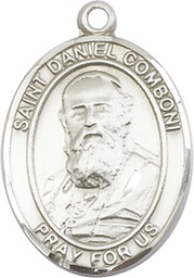 [7400SS] Sterling Silver Saint Daniel Comboni Medal