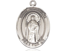 [7405SS] Sterling Silver Saint Seraphina Medal