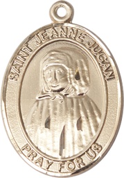 [7409GF] 14kt Gold Filled Saint Jeanne Jugan Medal