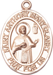 [7416GF] 14kt Gold Filled Saint Anthony Mary Claret Medal