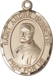 [7424GF] 14kt Gold Filled Saint Andre Bessette Medal