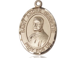 [7424GF] 14kt Gold Filled Saint Andre Bessette Medal
