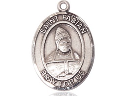 [7427SS] Sterling Silver Saint Fabian Medal