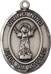 [7443SPSS] Sterling Silver Divino Nino Medal