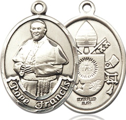 [7451SS] Sterling Silver Pope Francis Medal