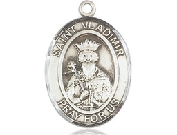 [7457SS] Sterling Silver Saint Vladimir Medal