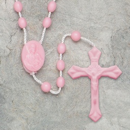 [0518/PK] Pink String Rosary