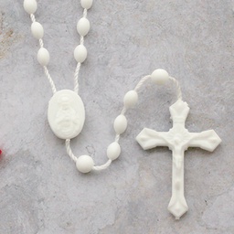 [0518/WH] White String Rosary