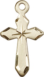 [2529GF] 14kt Gold Filled Cross Medal