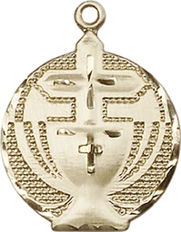 [2530GF] 14kt Gold Filled Communion Medal