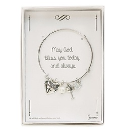 [RO-12737] Silver color First Communion bracelet