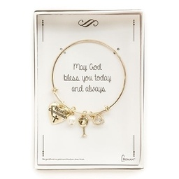 [RO-12739] Gold color First Communion bracelet - Communion