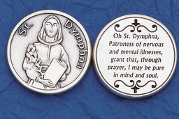 [171-25-0047] Saint Dymphna Pocket Token