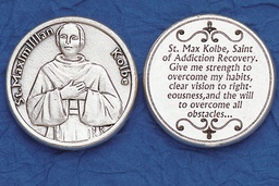 [171-25-0049] Saint Max Kolbe Pocket Token