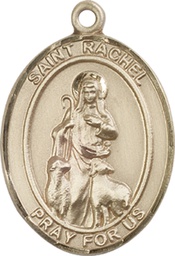 [7251GF] 14kt Gold Filled Saint Rachel Medal
