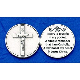 [171-25-2093] I Carry A Crucifix Pocket Token