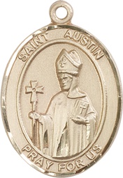 [7256GF] 14kt Gold Filled Saint Austin Medal