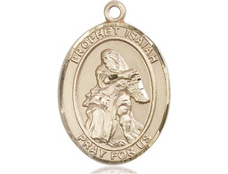 [7258GF] 14kt Gold Filled Saint Isaiah Medal