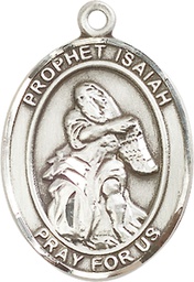 [7258SS] Sterling Silver Saint Isaiah Medal