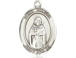[7259SS] Sterling Silver Saint Samuel Medal