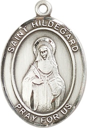 [7260SS] Sterling Silver Saint Hildegard von Bingen Medal