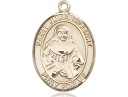 [7267GF] 14kt Gold Filled Saint Julia Billiart Medal