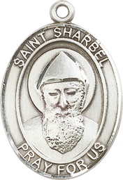 [7271SS] Sterling Silver Saint Sharbel Medal