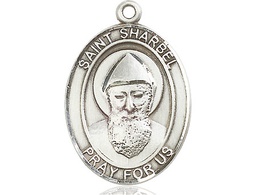 [7271SS] Sterling Silver Saint Sharbel Medal