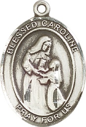 [7281SS] Sterling Silver Blessed Caroline Gerhardinger Medal