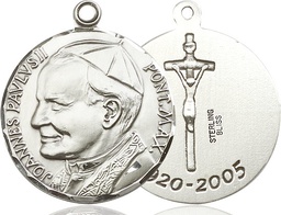 [3003SS] Sterling Silver Saint John Paul II Medal