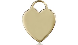 [3200GF] 14kt Gold Filled Heart Medal