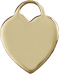 [3200GF] 14kt Gold Filled Heart Medal