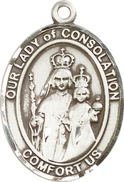 [7292SS] Sterling Silver Our Lady of Consolation Medal