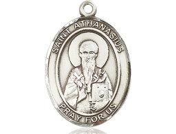 [7296SS] Sterling Silver Saint Athanasius Medal