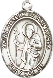 [7300SS] Sterling Silver Saint Joseph of Arimathea Medal